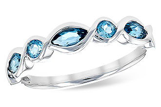 H327-57774: LDS RG .60 TW BLUE TOPAZ