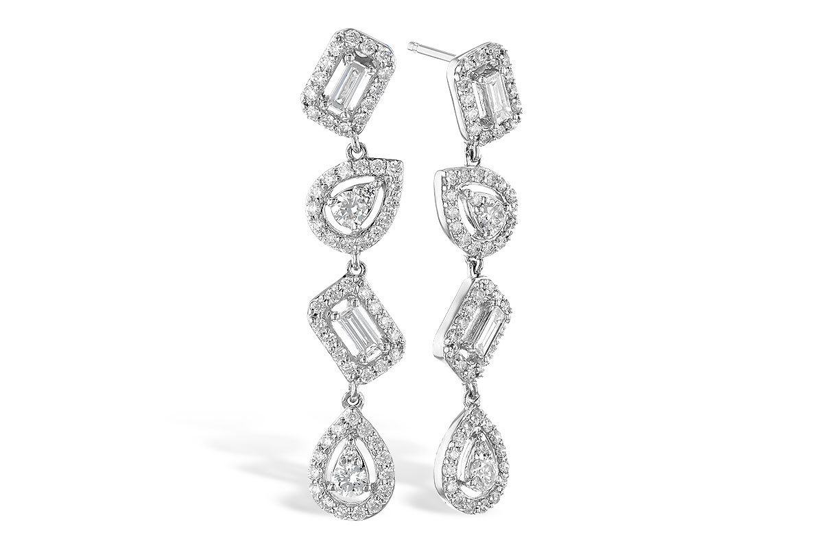 H327-58656: EARR .12 TW BAGUETTES .70 TW