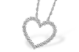 H327-61429: NECKLACE .50 TW