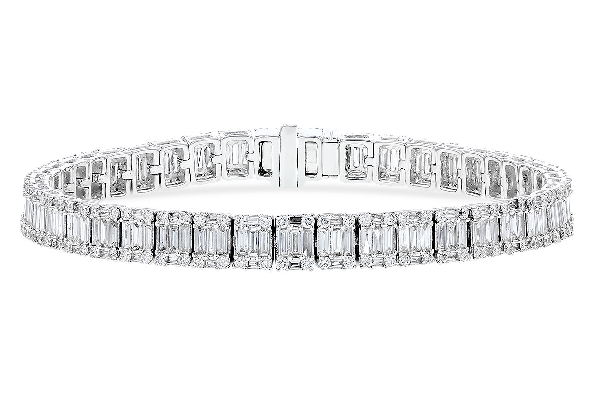 H328-47783: BRACELET 2.72 TW BAGUETTES 4.10 TW