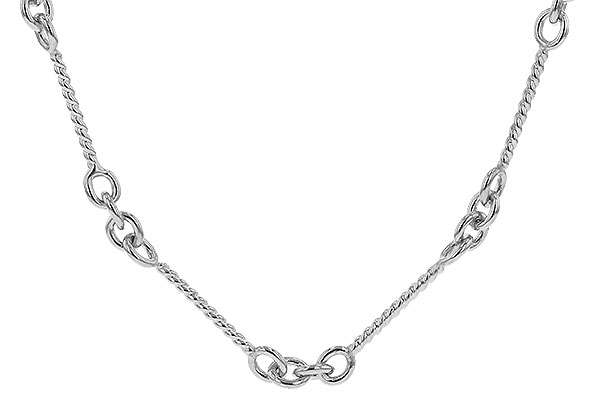 H328-51438: TWIST CHAIN (0.80MM, 14KT, 8IN, LOBSTER CLASP)