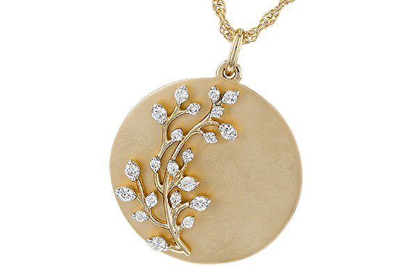 H329-36847: NECKLACE .24 TW