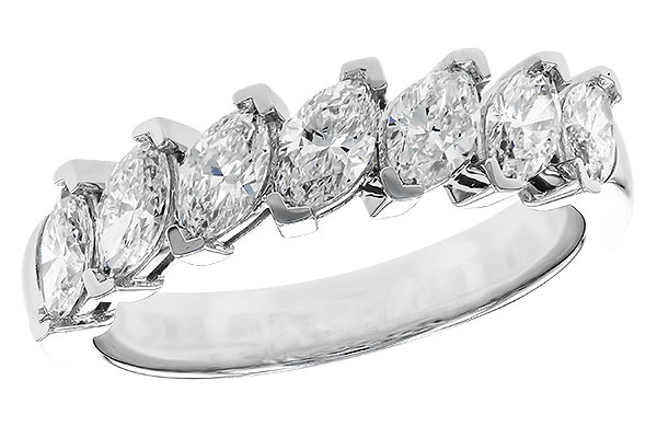 H329-36865: LDS DIA WED RG 1.25 TW (7 MARQUISE)