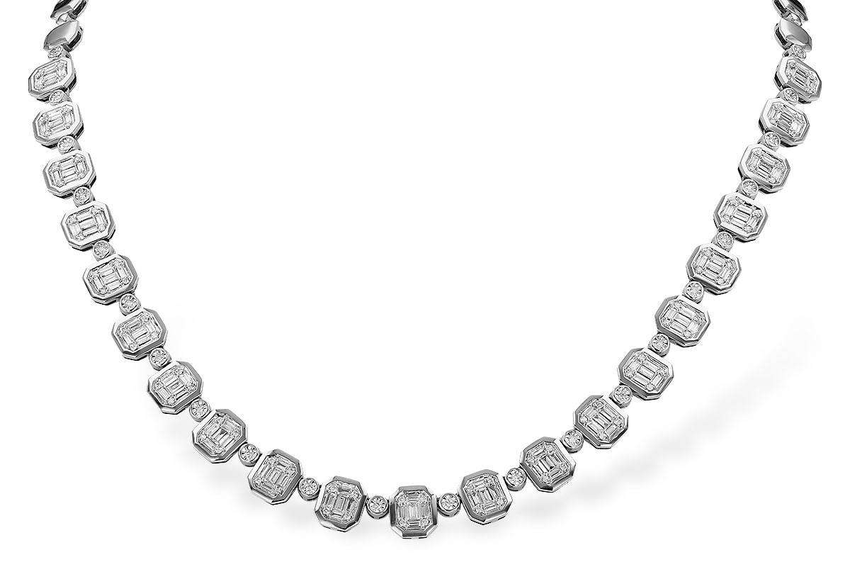 H329-36874: NECKLACE 1.39 BAG 1.80 TW (16")
