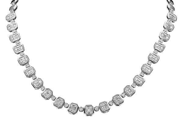 H329-36874: NECKLACE 1.39 BAG 1.80 TW (16")