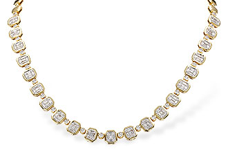 H329-36874: NECKLACE 1.39 BAG 1.80 TW (16")