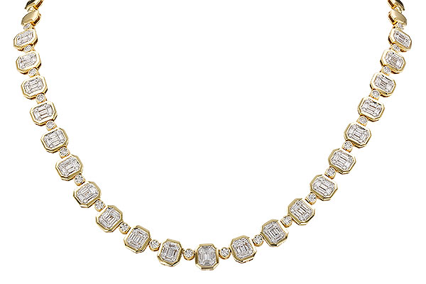 H329-36874: NECKLACE 1.39 BAG 1.80 TW (16")