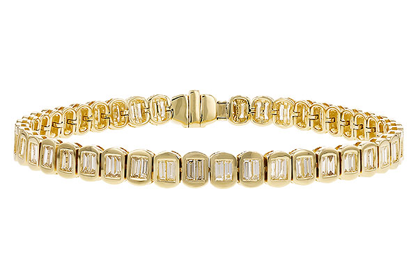 H329-36883: BRACELET 2.30 TW BAGUETTE (7")