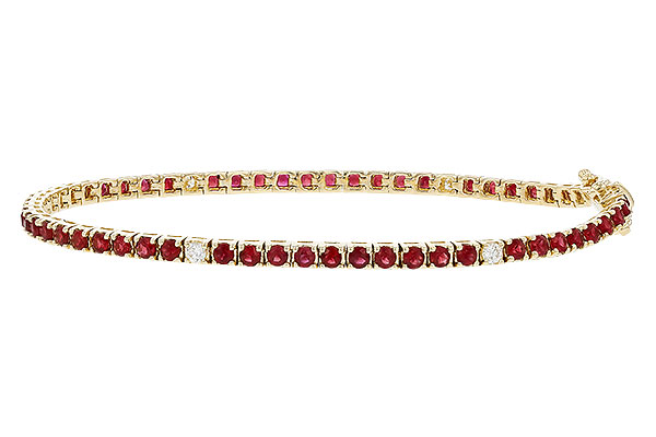 H329-37811: BRACELET 3.04 RUBY 3.29 TGW (7")