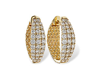 H329-40456: EARRINGS 1.00 TW