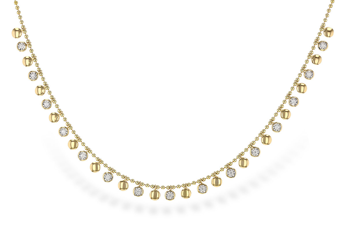 H329-44156: NECKLACE .24 TW