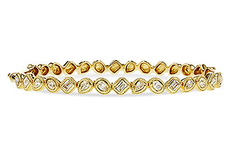H329-44165: BANGLE 1.00 TW FANCY CUT DIAS