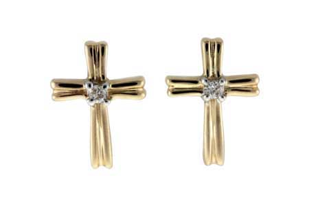 K054-89583: EARRINGS .03 TW
