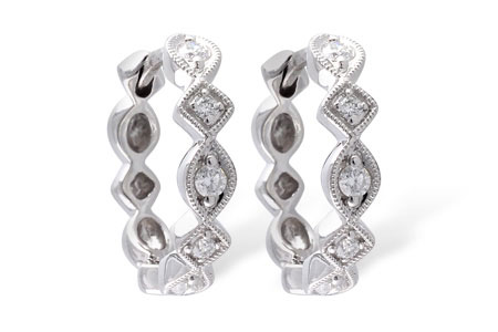 K055-73183: EARRINGS .22 TW
