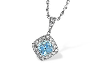 K061-18665: NECKLACE .80 AQUA .93 TGW