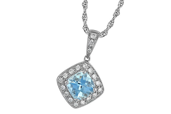 K061-18665: NECKLACE .80 AQUA .93 TGW