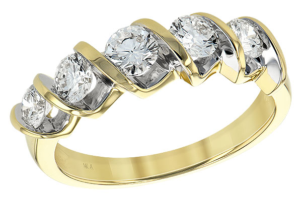 K147-60538: LDS WED RG 1.00CT TW