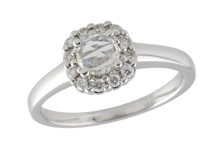 K242-16847: LDR .38 ROSE CUT DIA .56 TW