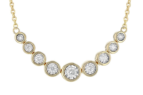 K244-86838: NECKLACE .25 TW (18")