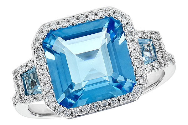 K244-89592: LDS RG 4.40 TW BLUE TOPAZ 4.60 TGW