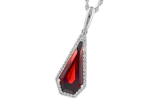 K327-56820: NECK 4.00 GARNET 4.17 TGW