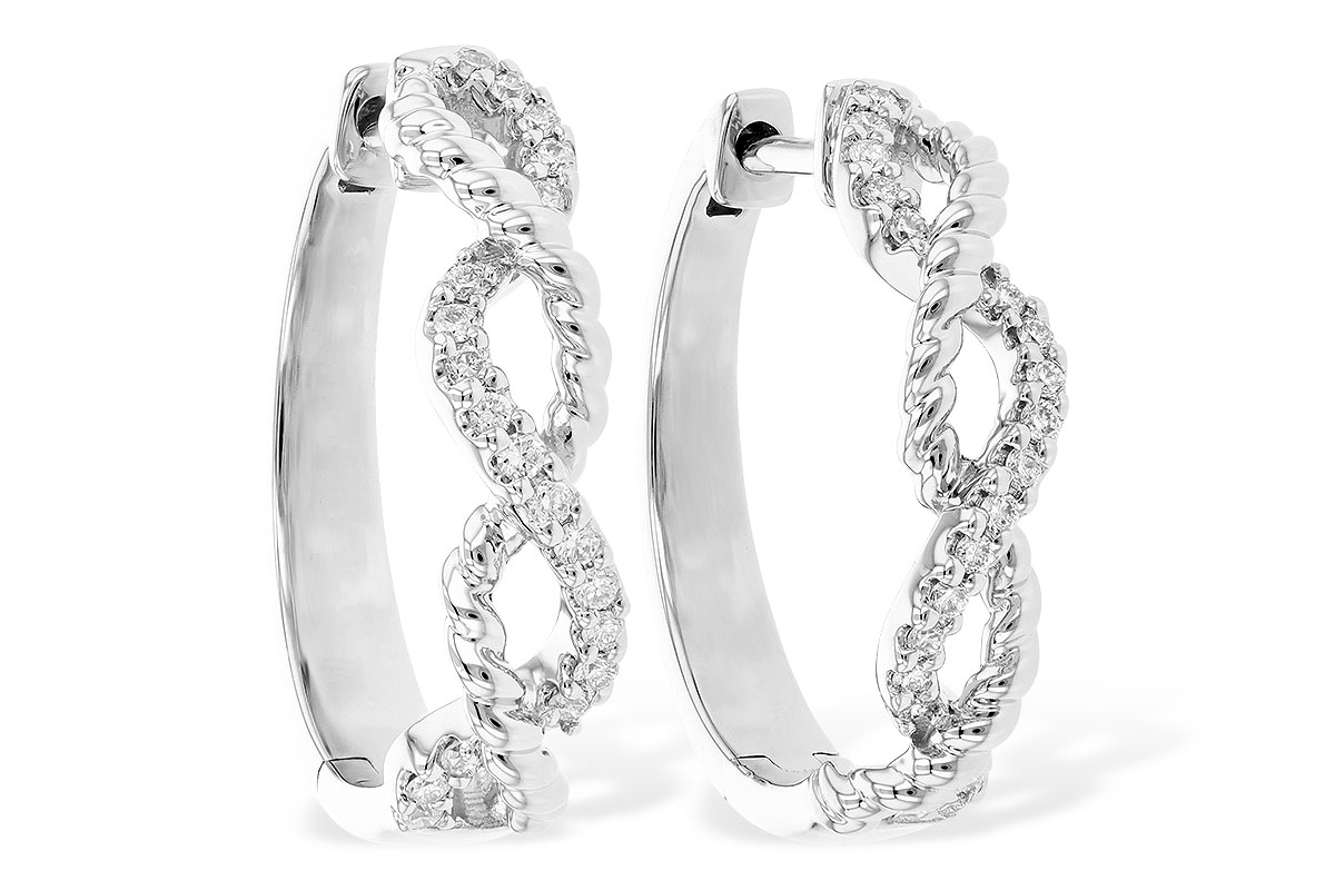 K327-62338: EARRINGS .18 TW