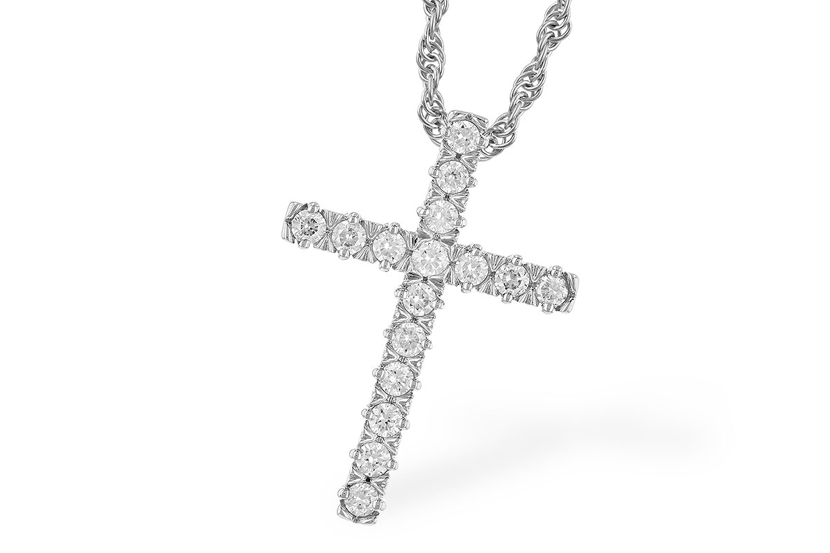 K328-45947: NECKLACE .25 TW