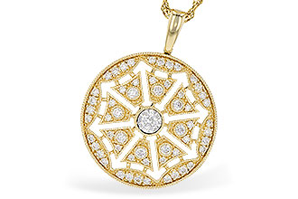 K328-45965: NECKLACE .38 TW