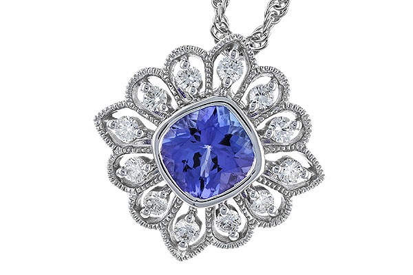 K328-48720: NECK .98 TANZANITE 1.24 TGW (6MM TANZ)