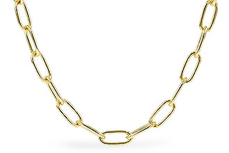 K328-51420: PAPERCLIP SM (18IN, 2.40MM, 14KT, LOBSTER CLASP)