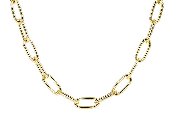 K328-51429: PAPERCLIP SM (24IN, 2.40MM, 14KT, LOBSTER CLASP)
