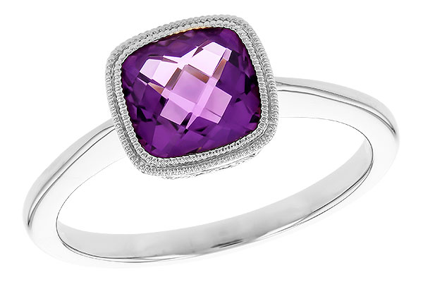 K328-52274: LDS RG 1.25 CT AMETHYST