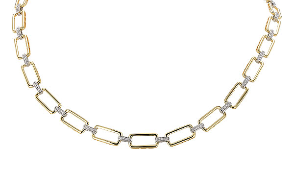 K328-52347: NECKLACE .50 TW (17")