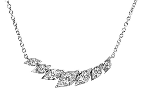 K329-36847: NECKLACE .36 TW