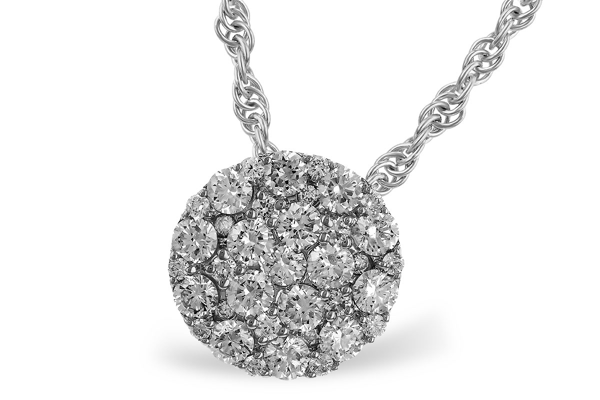K329-36865: NECKLACE .50 TW