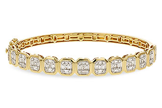 K329-36883: BANGLE .81 TW BAGUETTE 1.00 TW