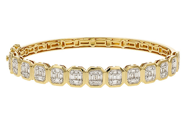 K329-36883: BANGLE .81 TW BAGUETTE 1.00 TW