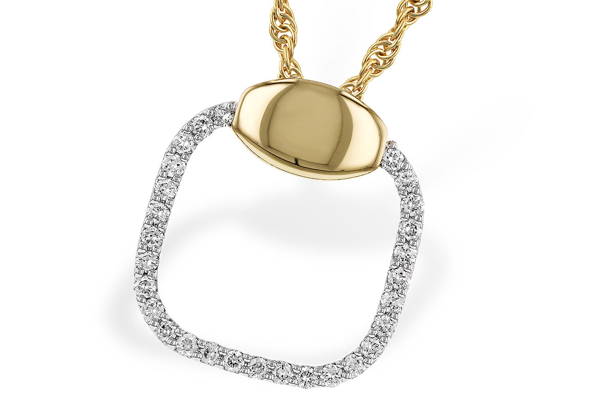 K329-42292: NECKLACE .20 TW