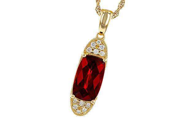K329-43192: NECK 2.45 GARNET 2.55 TGW