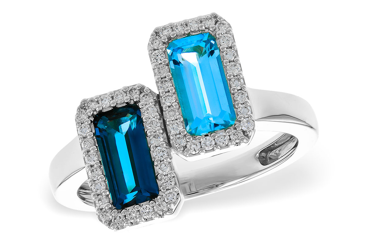 K329-45011: LDS RG 1.68 TW BLUE TOPAZ 1.90 TGW