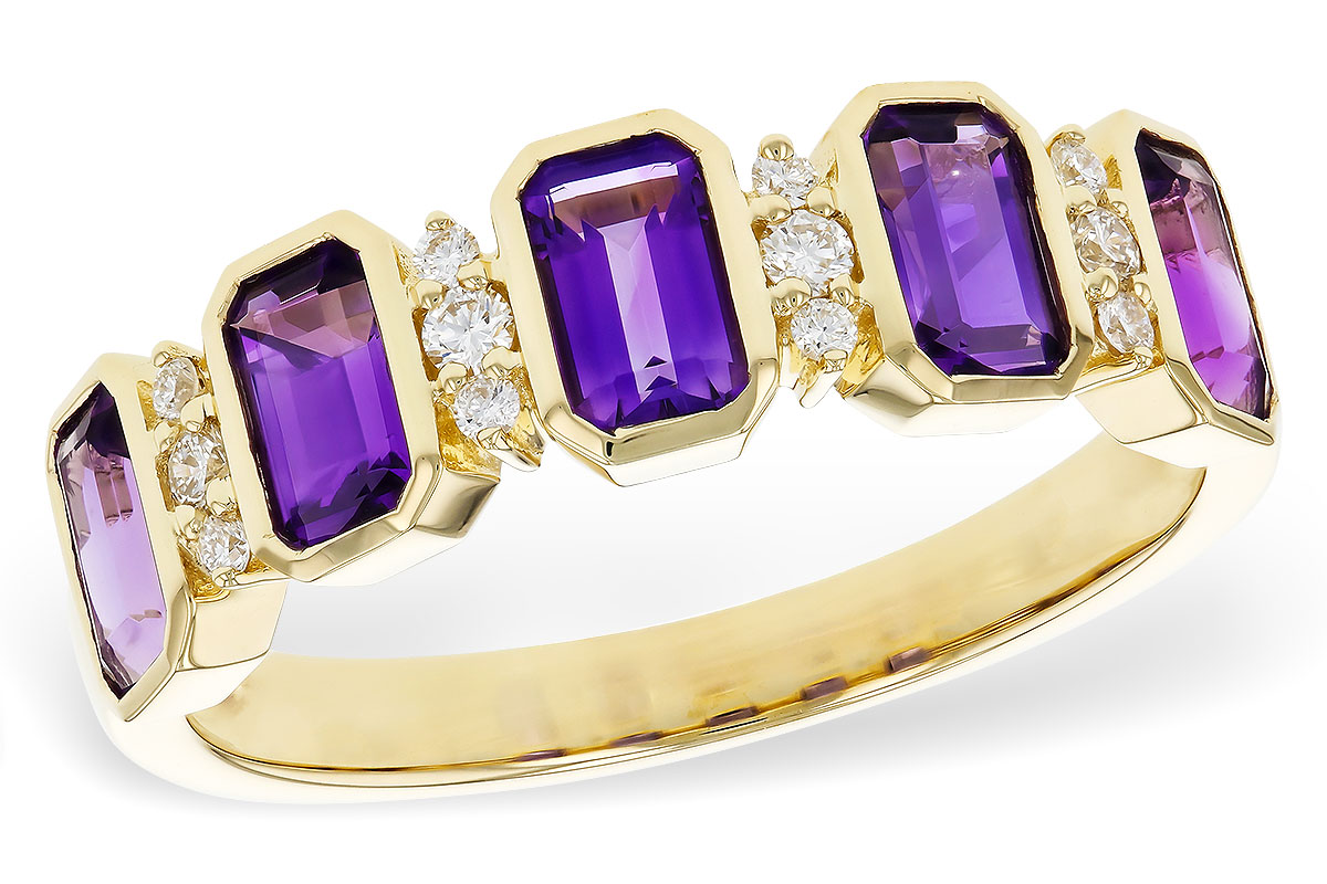 K329-45029: LDS RG 1.18 TW AMETHYST 1.30 TGW
