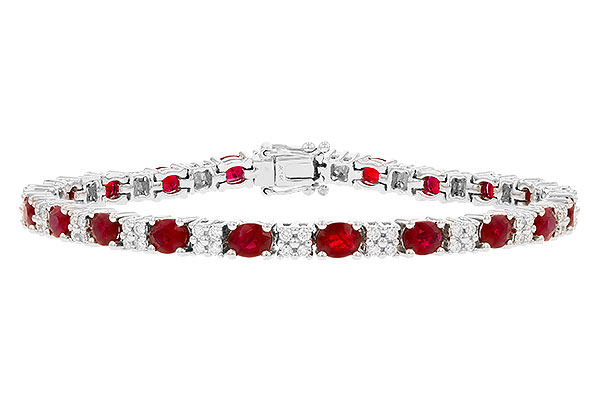 L054-83238: BRACELET 7.10 RUBY 7.92 TGW