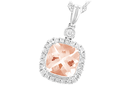 L241-20501: NECK 1.09 MORGANITE 1.26 TGW (7MM MORG)