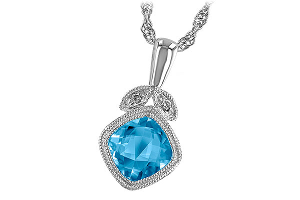 L241-25038: NECK 1.05 BLUE TOPAZ 1.06 TGW