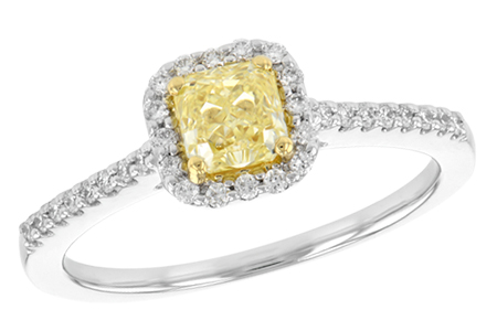 L243-05047: LDR .67 LGT FANCY YELL DIA .86 TW (EGL D14042811)