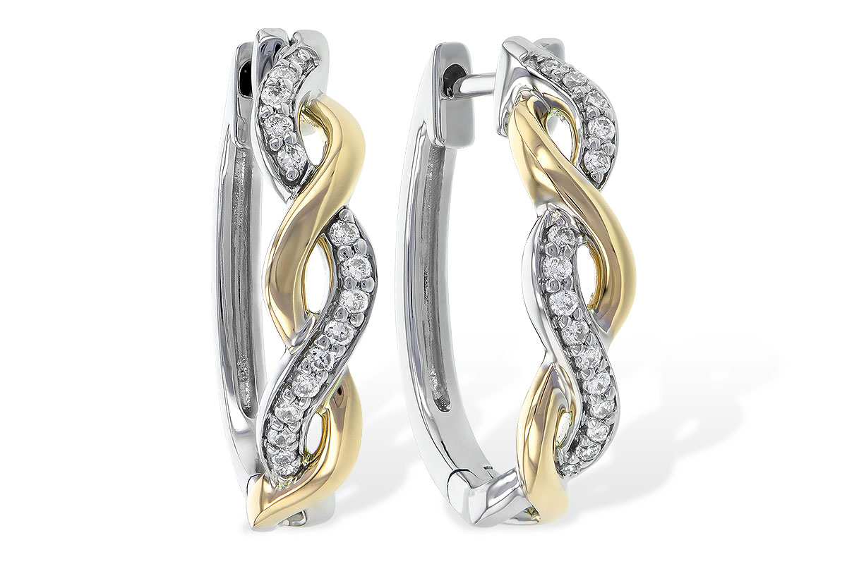 L243-91438: EARRINGS .15 TW