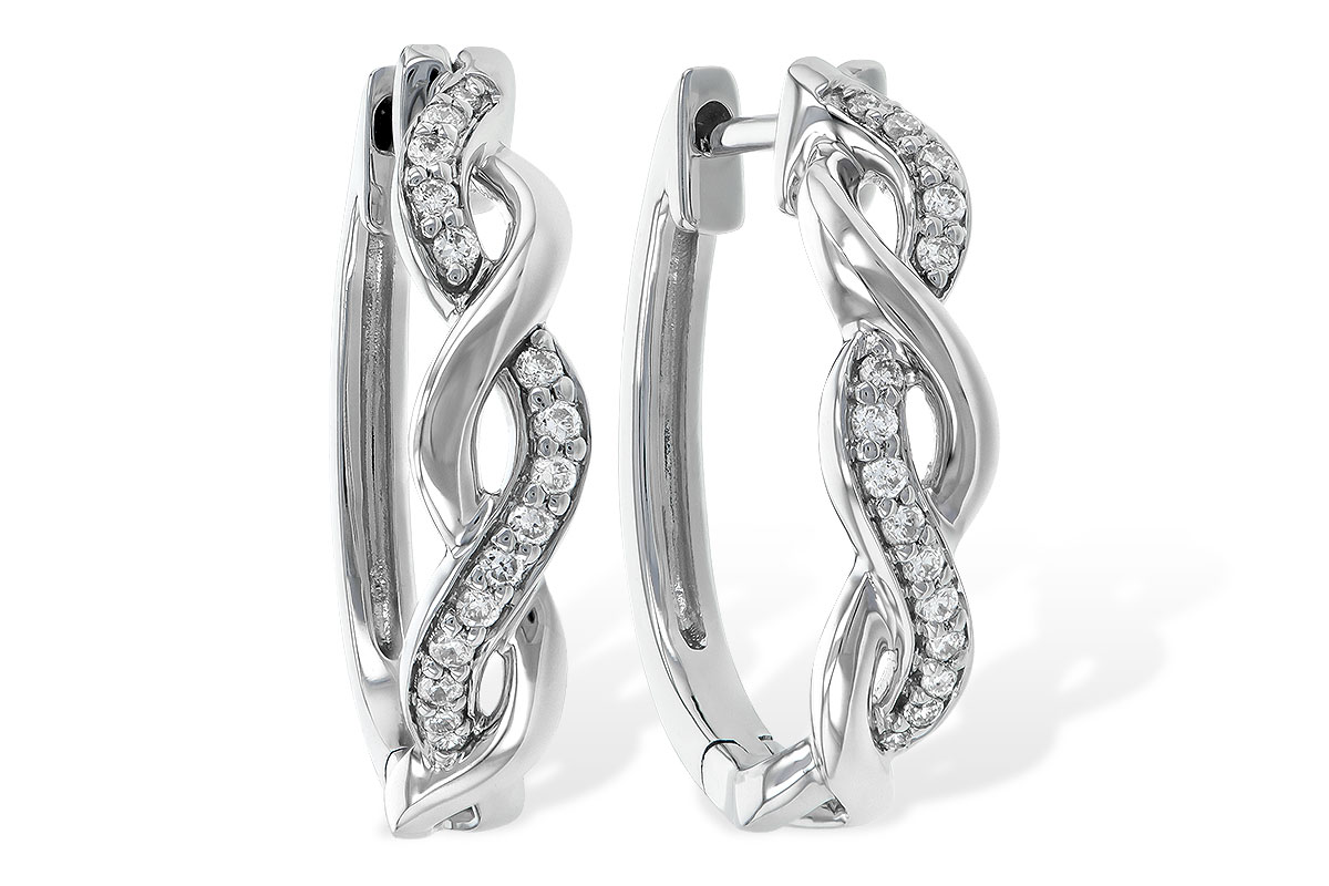 L243-91438: EARRINGS .15 TW