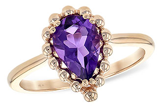 L243-95065: LDS RING 1.06 CT AMETHYST