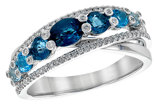L244-82347: LDS RG 1.06 BLUE TOPAZ 1.25 TGW