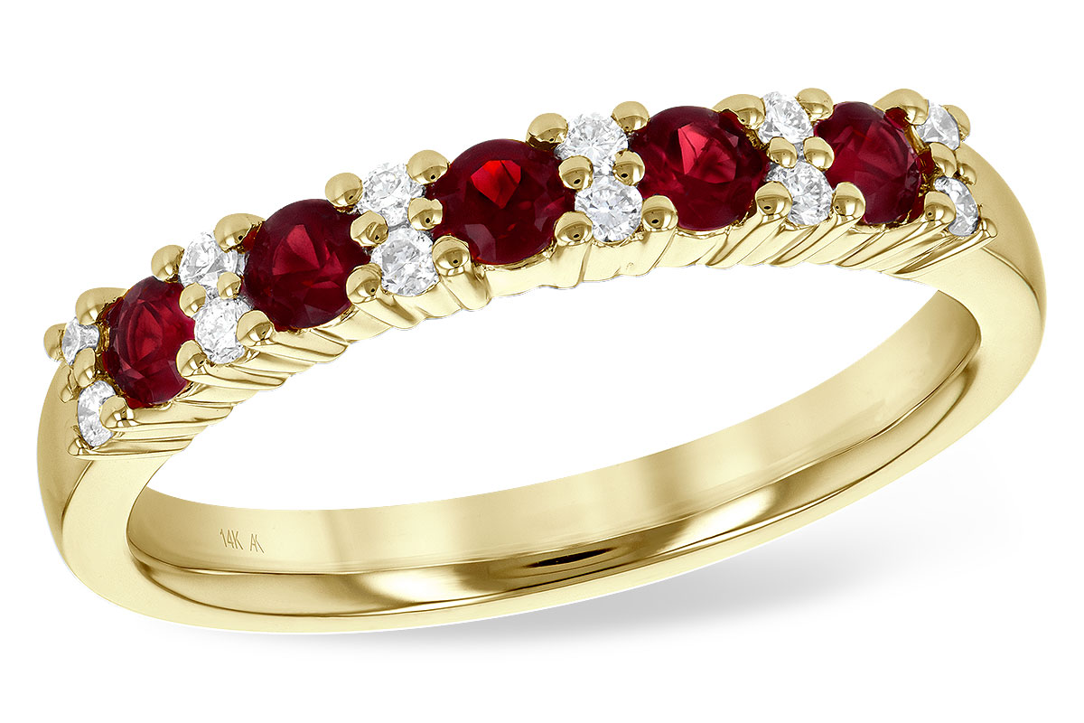 L244-83265: LDS WED RG .44 RUBY .58 TGW